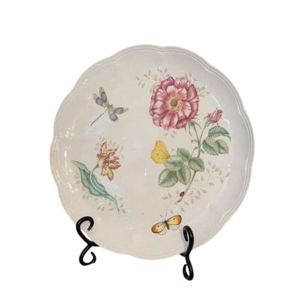 Lenox Butterfly Meadow Dinnerware - Dragonfly Dinner Plate Size 10-3/4" NWOB